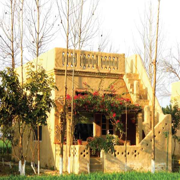 Architecture at Punjabiyat resort in amritsar