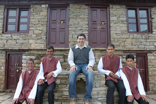 Our happy staff posing with a beaming smile